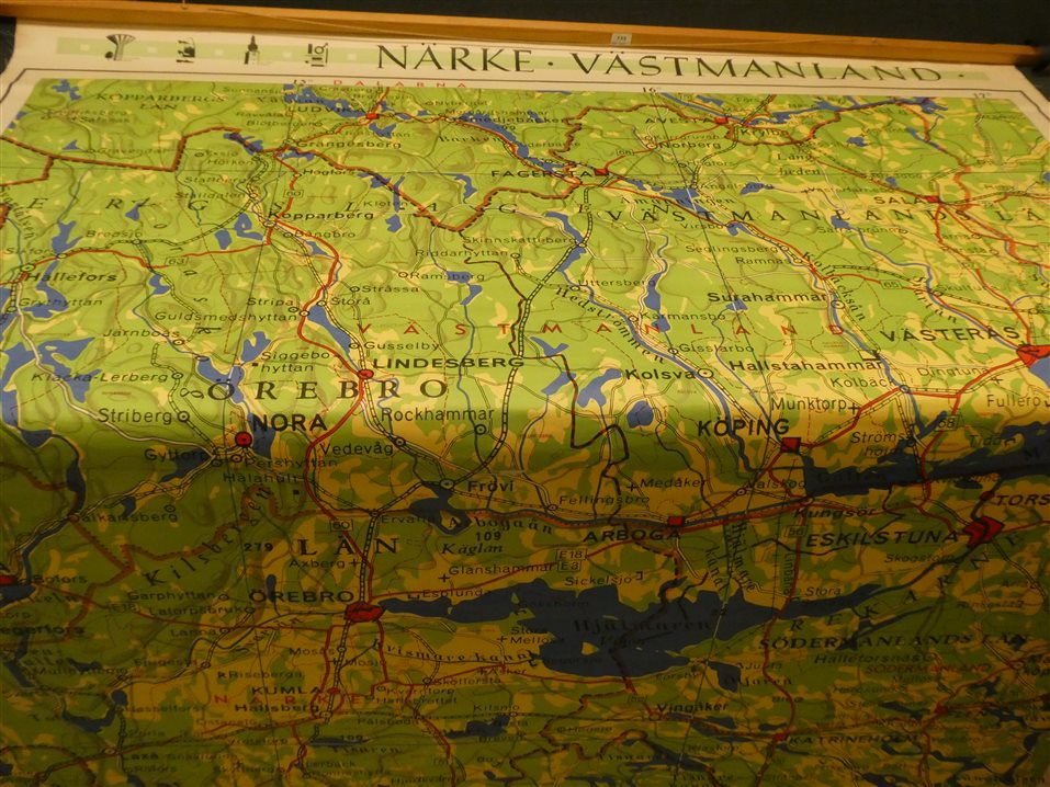 Karta Närke och Västmanland - Auktionshuset i Örebro AB