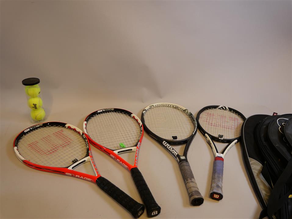 WILSON. Tennisrack 4 st mm – Auktionshuset i Örebro AB