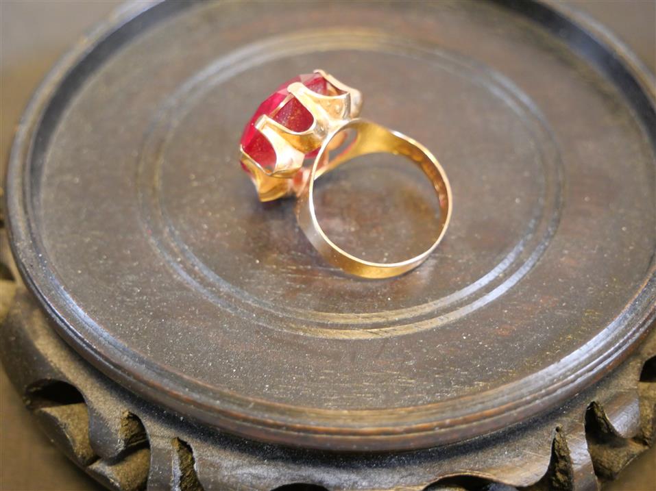 Ziko Ring - 18 karat guldbelagt str 8/57